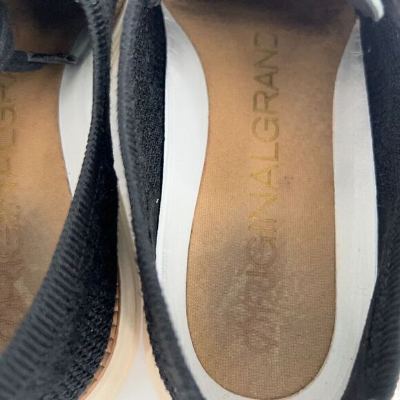 Cole Haan Mens OriginalGrand Knit Oxford Sneaker Size 8 M Black Stitchlite Shoe - Picture 11 of 13